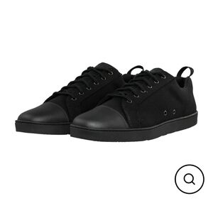 New in box Woobies Mod 1 Shoes Mens Canvas‎ black Lo Top Lace Up men's 7.5